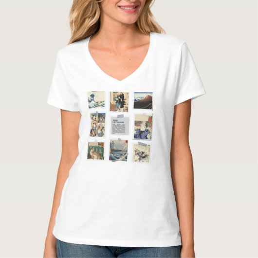 NIPPON Japanese Ukiyo-e T-shirt (Voorkant)