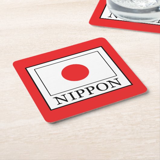 Nippon Kartonnen Onderzetters (Schuin)
