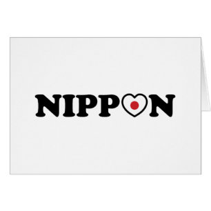 Nippon Liefde Hart Vlag Kaart
