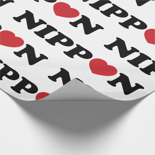 Nippon Love Heart Cadeaupapier (Hoek)