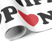 Nippon Love Heart Cadeaupapier (Rol Hoek)