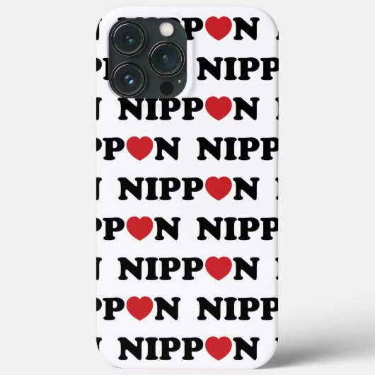 Nippon Love Heart Case-Mate iPhone Case (Achterkant)