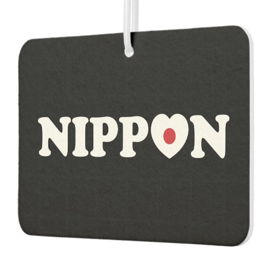 Nippon Love Heart Flag Air Freshener Luchtverfrisser (Links)