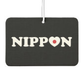 Nippon Love Heart Flag Air Freshener Luchtverfrisser (Voorkant)