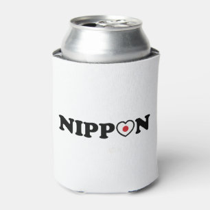 Nippon Love Heart Flag Blikjeskoeler
