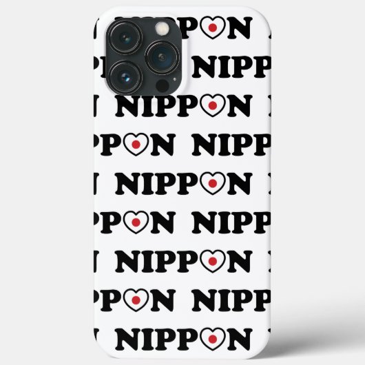 Nippon Love Heart Flag Case-Mate iPhone Case (Achterkant)