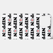 Nippon Love Heart Flag Case-Mate iPhone Case (Achterkant (horizontaal))
