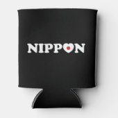 Nippon Love Heart Flag Koelbox Blikjeskoeler (Voorkant)