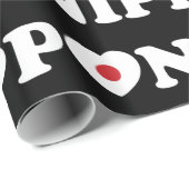 Nippon Love Heart Flag Wrapping Paper Cadeaupapier (Rol Hoek)