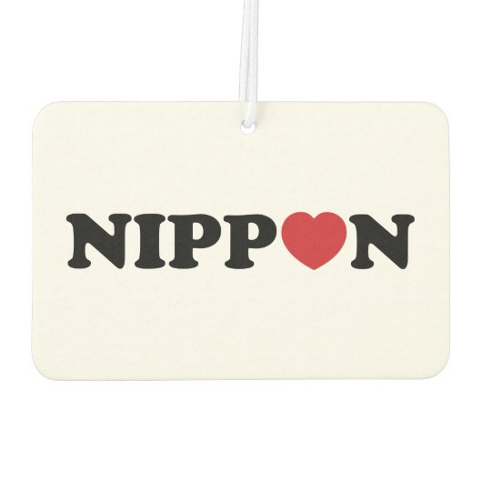 Nippon Love Heart Luchtverfrisser (Achterkant)