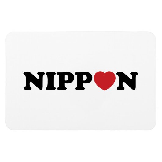 Nippon Love Heart Magneet (Horizontaal)