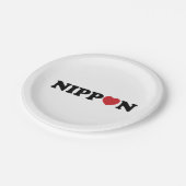 Nippon Love Heart Papieren Bordje (Gekanteld)