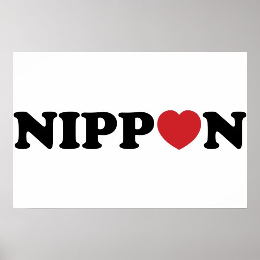 Nippon Love Heart Poster (Voorkant)