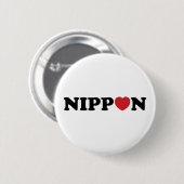 Nippon Love Heart Ronde Button 5,7 Cm (Voorkant /achterkant)