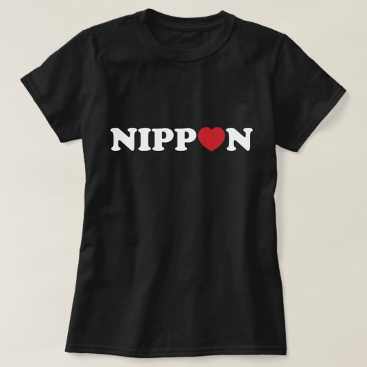 Nippon Love Heart T-Shirt (Design voorkant)