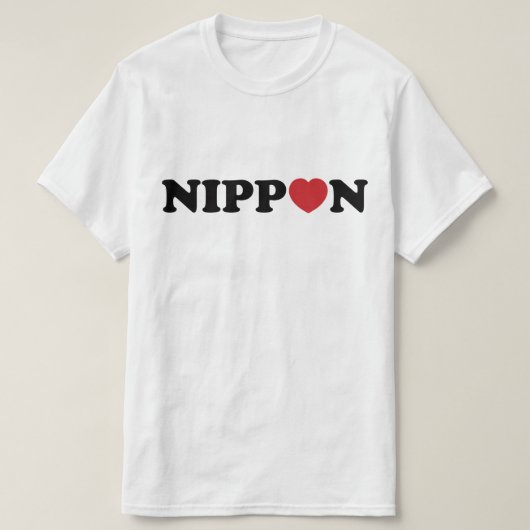 Nippon Love Heart T-shirt (Design voorkant)