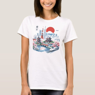 Nippon Sakura Tokyo Kersenbloesem T-shirt