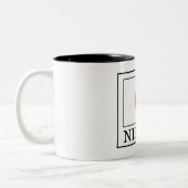 Nippon Tweekleurige Koffiemok (Links)