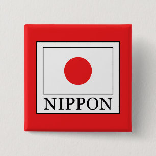 Nippon Vierkante Button 5,1 Cm