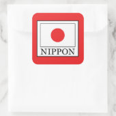 Nippon Vierkante Sticker (Tas)