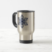 Nippy Snowflakes Travel Mugs Reisbeker (Voorkant links)