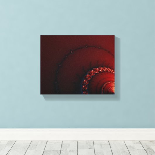Nips - Fractal Art Canvas Afdruk (Insitu (Houten vloer))