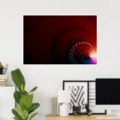 Nips - Fractal Art Poster (Thuiskantoor)