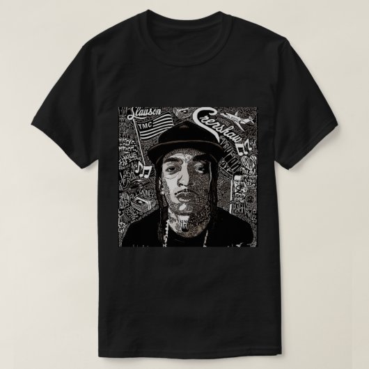 Nipsey Hussle Rapper T-shirt (Design voorkant)