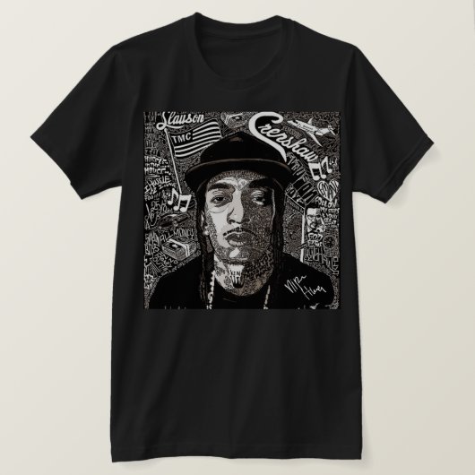 Nipsey Hussle Rapper T-shirt (Design voorkant)