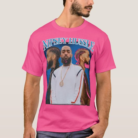 Nipsey Hussle Retro Collage T-shirt (Voorkant)