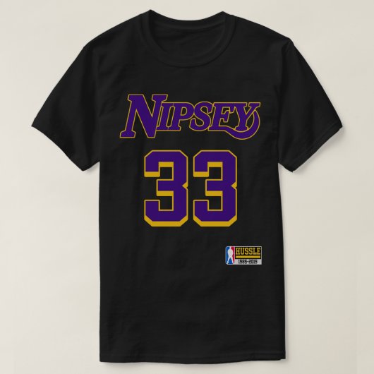 Nipsey Hussle Tribute Jersey T-shirt (Design voorkant)