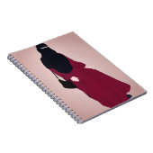 Niqab - Muslimah - Hijab Hand getekend - Hijab Gir Notitieboek (Rechterzijde)