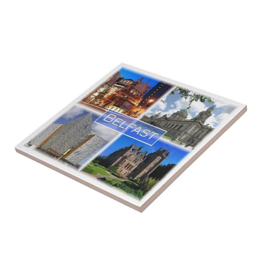 NIR003 BELFAST, Noord-Ierland Tegeltje (Zijkant)