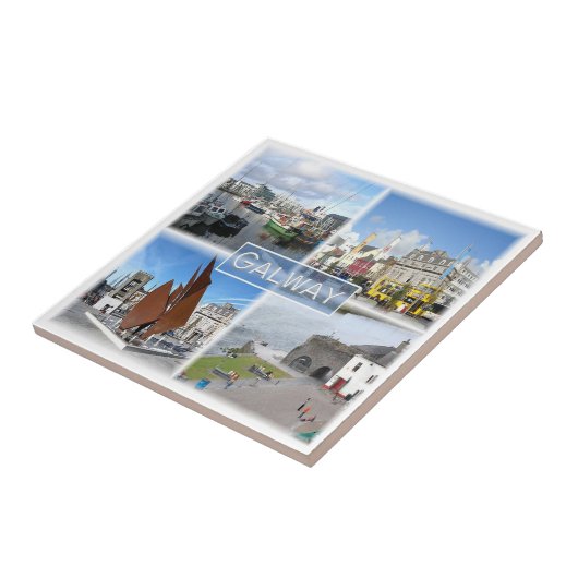 NIR004 GALWAY, Ierland, Tegeltje (Zijkant)