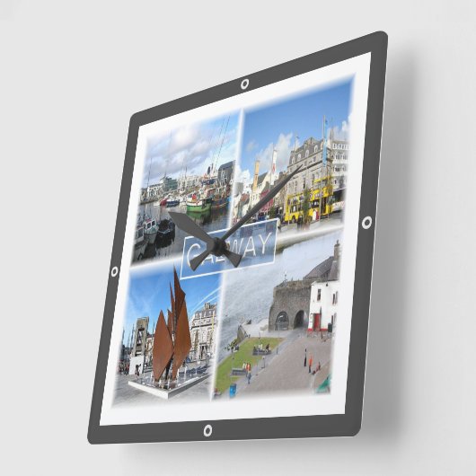 NIR004 GALWAY, Ierland, Vierkante Klok (Hoek)