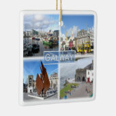 NIR004 GALWAY, Noord-Ierland, Keramisch Ornament (Rechts)