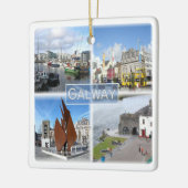 NIR004 GALWAY, Noord-Ierland, Keramisch Ornament (Links)
