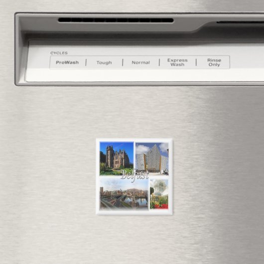 NIR006 BELFAST, Noord-Ierland, Fridge Magneet (Insitu (Vaatwasser))