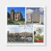 NIR006 BELFAST, Noord-Ierland, Fridge Magneet (Voorkant)