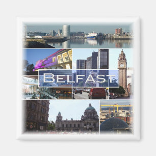 NIR008 BELFAST, Noord-Ierland, Fridge Magneet