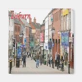 NIR014 LISBURN, Noord-Ierland, Fridge Magneet (Voorkant)