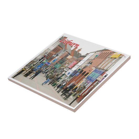 NIR014 LISBURN, Noord-Ierland, Tegeltje (Zijkant)