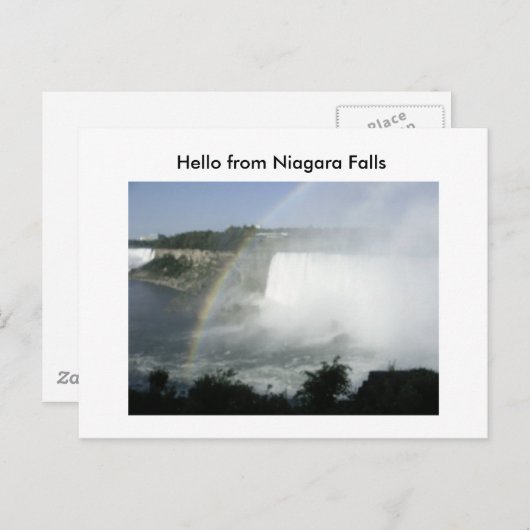 Niragara Herfst (70), Hallo van Niagara-Herfsten Briefkaart (Voorkant / Achterkant)