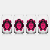 Nirvana Boeddhist Blikvorm Glas (Achterkant)