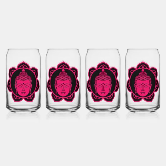 Nirvana Boeddhist Blikvorm Glas (Achterkant)