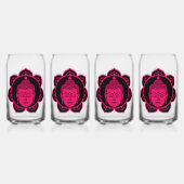 Nirvana Boeddhist Blikvorm Glas (Voorkant)