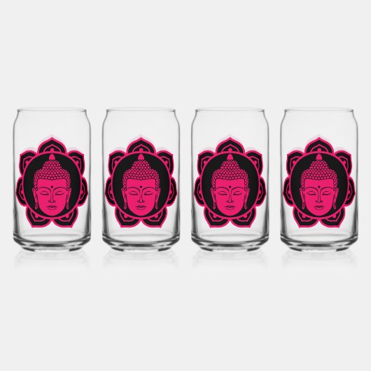 Nirvana Boeddhist Blikvorm Glas (Voorkant)