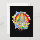 Nirvana Buddha Briefkaart (Voorkant / Achterkant)