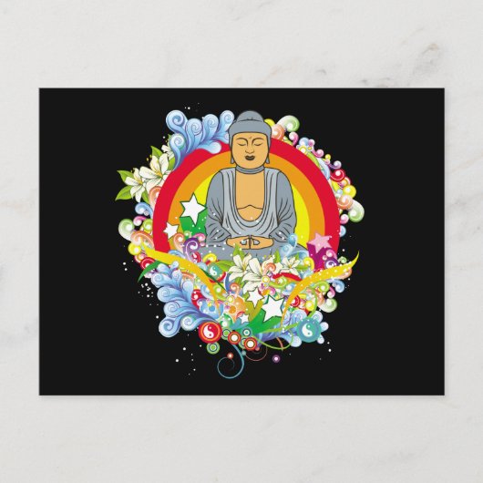 Nirvana Buddha Briefkaart (Voorkant)