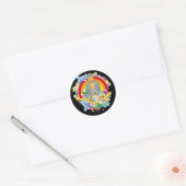 Nirvana Buddha Ronde Sticker (Envelop)